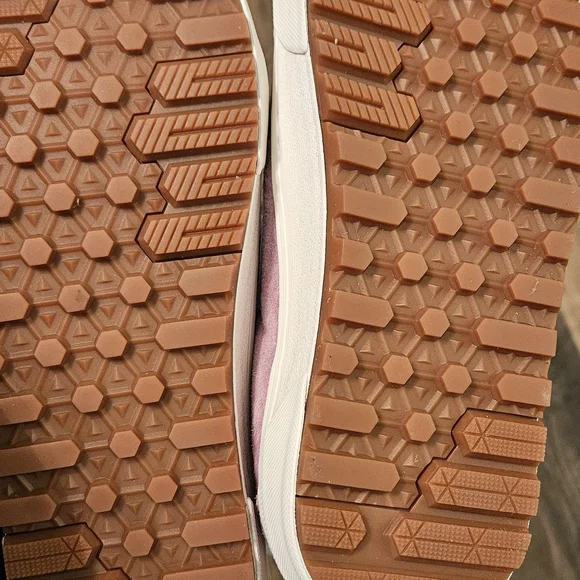 Vans Women's Suede Pink High-Top Sneakers - Picture 2 of 5